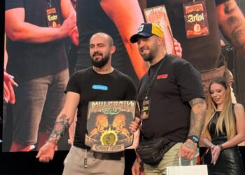 Нашиот комшија Далибор Кајсторовски со втората најубава тетоважа на Bulgaria Tattoo Expo 2025!